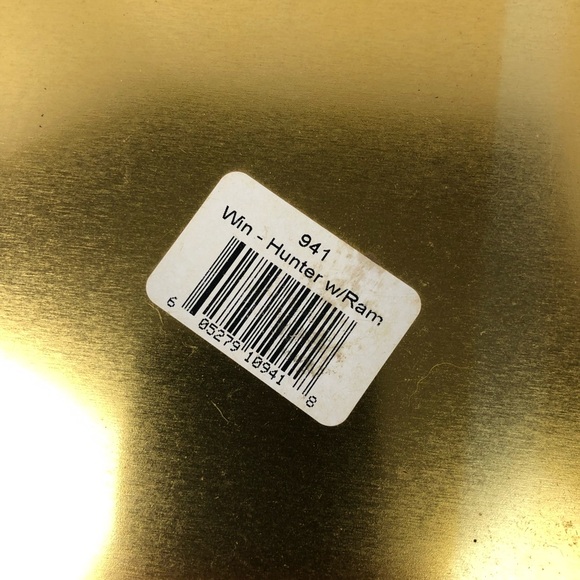 Winchester Big Game Rifles Ammo Hunter with Ram USA Collectible Tin Metal Sign - Picture 8 of 11